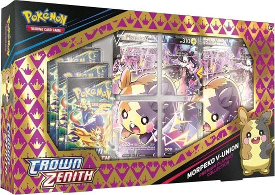 pokemon crown zenith morpeko v-union / premium playmate collection