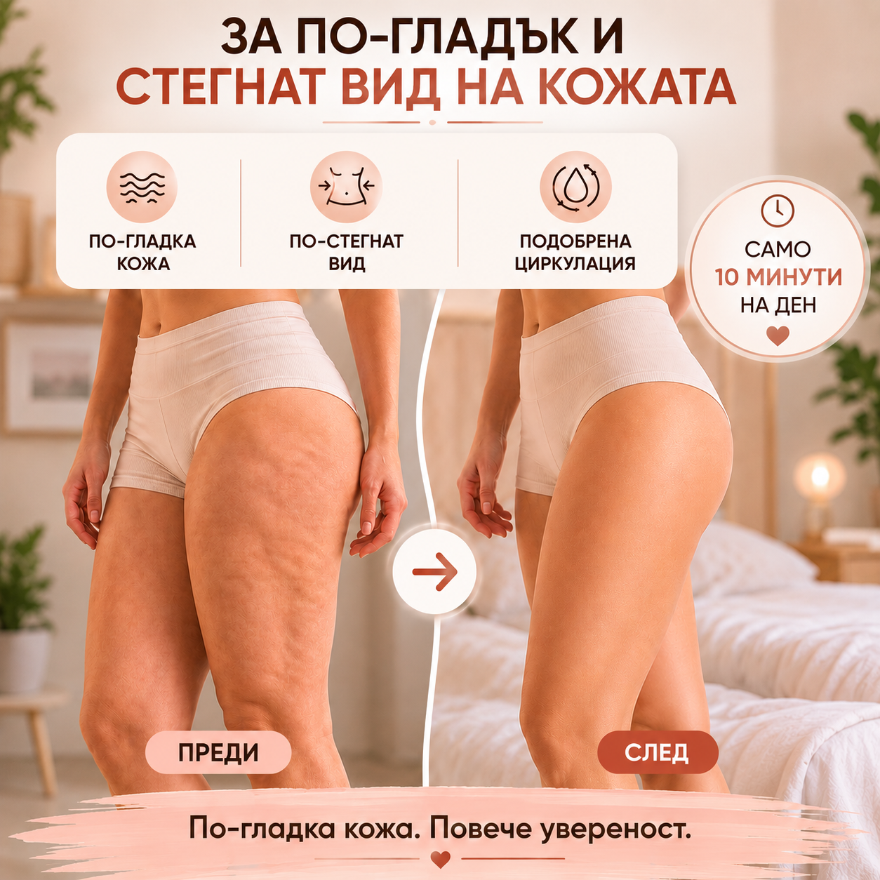 Вакуумен масажор с червена светлина