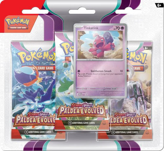 Pokémon TCG: Paldea Evolved - Tinkatink 3-pack Blister